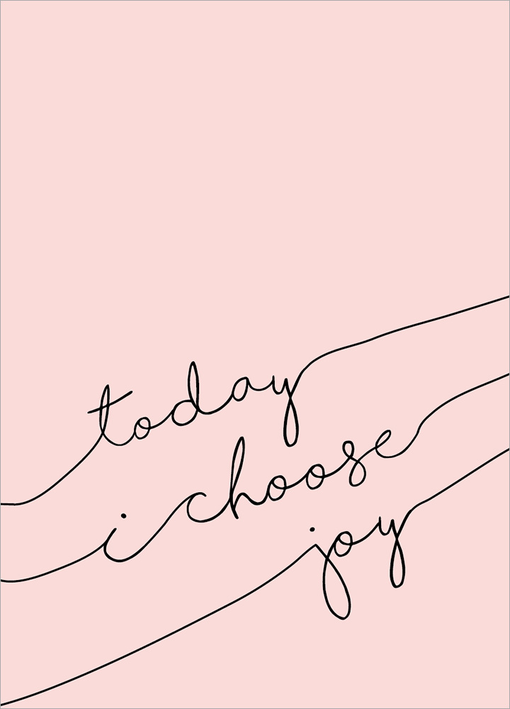 記事本封面 - Today I choose joy